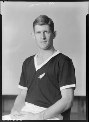 Mr J G Kemp, vice captain of New Zealand representative soccer team, New Zealand Football Association world tour of 1964