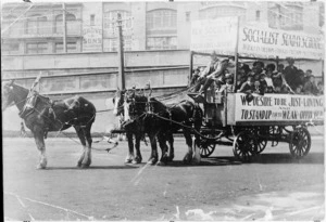 Socialist Sunday School wagon trip, Auckland