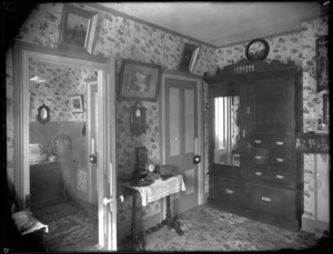 Dressing room in an unidentified house, probably Christchurch region