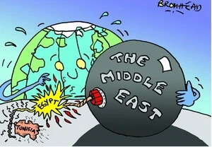 The Middle East. 31 January 2011
