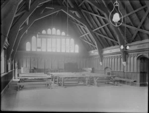 Interior of Christ College Hall, Christchurch