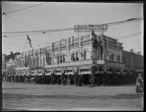 T Armstrong and Company Ltd, corner of Colombo and Armagh Streets, Christchurch