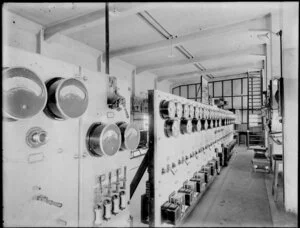 Interior of an unidentifed power house