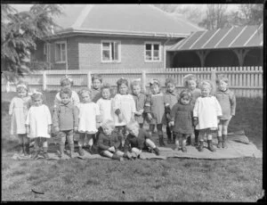 Children at Saint Saviour's Orphanage, Christchurch