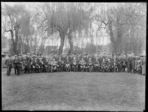 Civic reception for Lord Jellicoe and officers of His Majesty's Ship of New Zealand