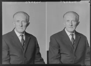 Unidentified older man in suit [two images]