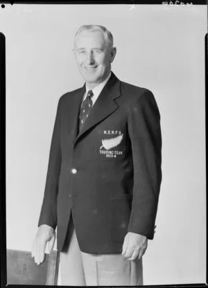 Mr Millard, member of 1953-1954 All Black touring team