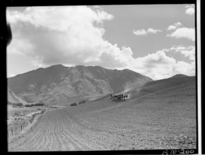 Land being cultivated near Thurlby Domain, Arrowtown