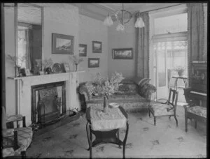 Drawing room of unidentified house
