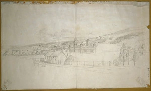 [Chevalier, Nicholas] [Dunedin hospital and environs] [1865]