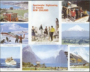 New Zealand. Tourist and Publicity Department :Spectacular sightseeing in friendly New Zealand. [1968].