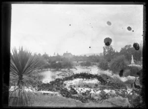 View of Government Gardens in Rotorua