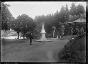 Man at Pukekura Park, New Plymouth