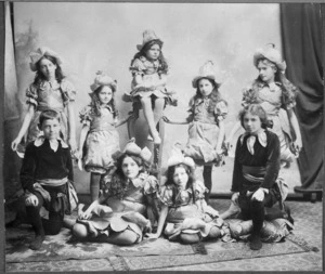 A group of children in fancy dress