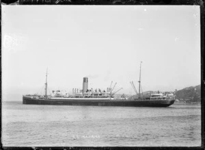 The ship Mahana, Wellington Harbour