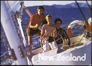 New Zealand. Tourist and Publicity Department :New Zealand. Yacht charter, Bay of Islands. Produced by the New Zealand Tourist & Publicity Dept. P D Hasselberg, Government Printer, Wellington New Zealand. HO 528/10M/4/82. 76981H - 10,000/2/82DK. [1982]