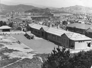 Te Aro School under construction, Wellington