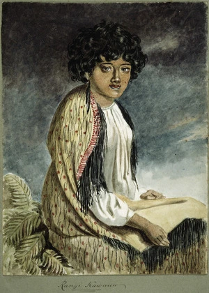 [Merrett, Joseph Jenner], 1815-1854 :[The Hobson album]. Rangi Kawauw [1842 or 1843]
