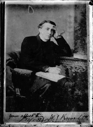 Copy photograph of a signed photograph of William John Knox Little