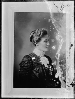 Copy photograph of a portrait of Robina Nicol