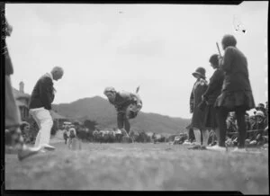 Long jump competition, Marsden School, Wellington