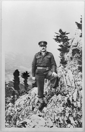 New Zealand soldier A Edmonds MC, while in Greece during World War II