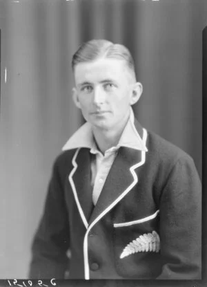 New Zealand Cricket Representative, J E Mills