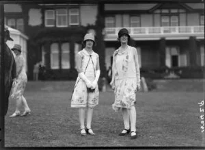 Two unidentified women during Royal Tour