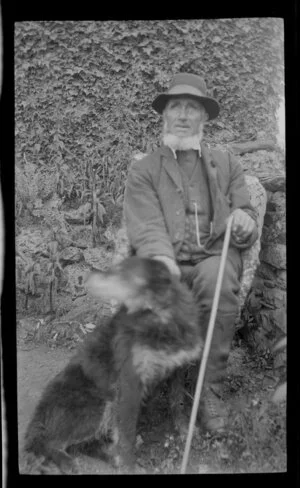 Yorkshire man with dog