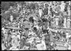 Reception for Duke & Duchess of York at home of Truby King, Wellington, 1927