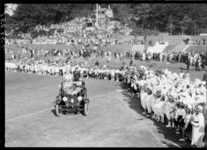 Royal motorcade, Duke & Duchess of York's royal tour, 1927