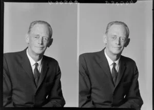 Portrait of unidentified man [two images]