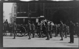 Military funeral procession