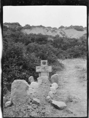 Grave of Chaplain Major William Grant, Gallipoli Peninsula, Turkey, during World War 1
