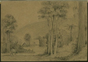 Swainson, William, 1789-1855 :[Hawkshead, Hutt Valley home of William Swainson. 184-]