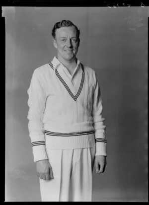 Unidentified male cricket player