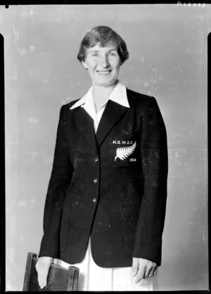 Joan Winifred Francis, New Zealand Women's Cricket player, 1954