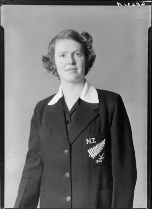 Ms I. Cooper, New Zealand Women's Hockey player, 1953
