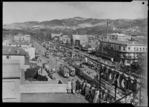 Welcoming the crew of HMNZS Achilles