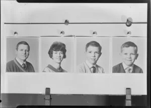 Unknown family, individual passport photgraphs