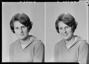 Unidentified woman [two images]