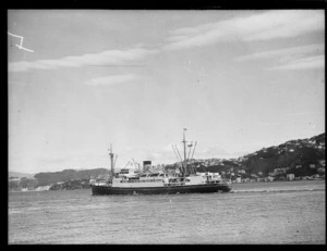 The ship Matua in Wellington Harbour