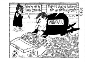 "We're off to New Zealand. They're always looking for wealthy migrants." 4 February 2011