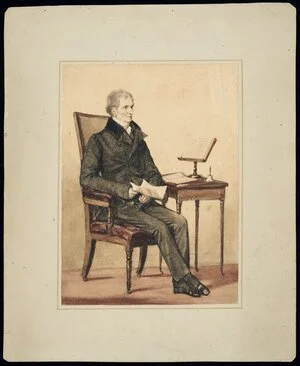 Phillips, Henry Wyndham, 1820-1868 :Sir J Richardson (Father of Sarah Harriet Richardson, G A Selwyn's wife) / Henry W Phillips, 1837.