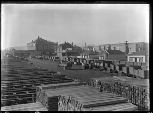 Railway siding for unloading coal and timber, Dunedin