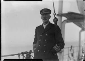 Captain John Peter Bollons on the steamer Tutanekai