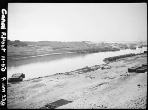 Suez Canal forward post, Egypt, during World War I