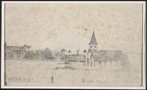[Eastwood, Charles], 1848-1868 :English church [Rangiaohia 1864].