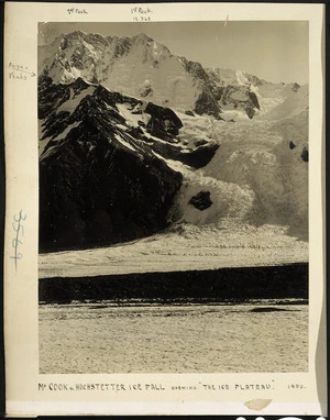 Mount Cook and the Hochstetter ice fall, Canterbury