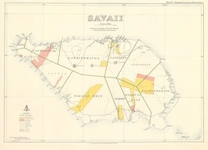 Savaii / prepared by direction of the Hon. Minister of External Affairs, New Zealand ; R.C. Airey, Del. 1922.